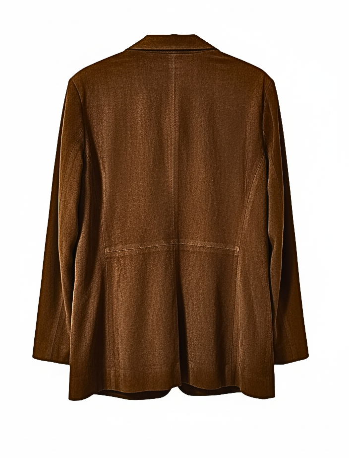Women's Oversized Real Suede Jacket  ( Size XXXL)