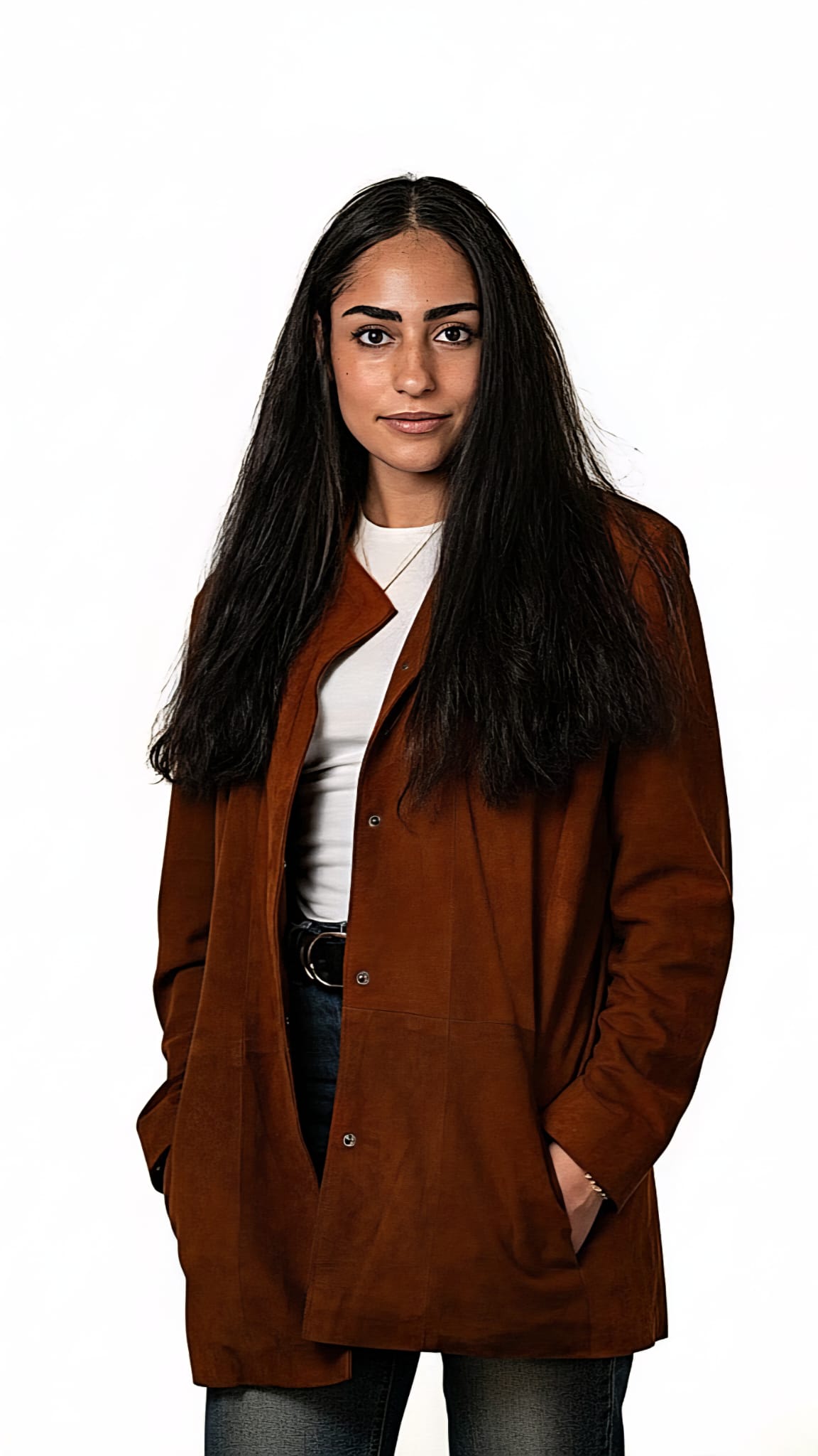Women's Oversized Real Suede Jacket  ( Size XXXL)